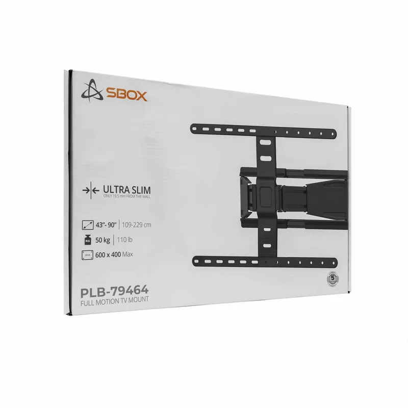 SBOX Täysliikkuva Kiinnike VESA 600/90