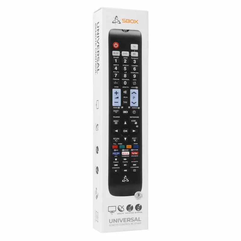 SBOX Yleiskaukosäädin Musta - 9450677