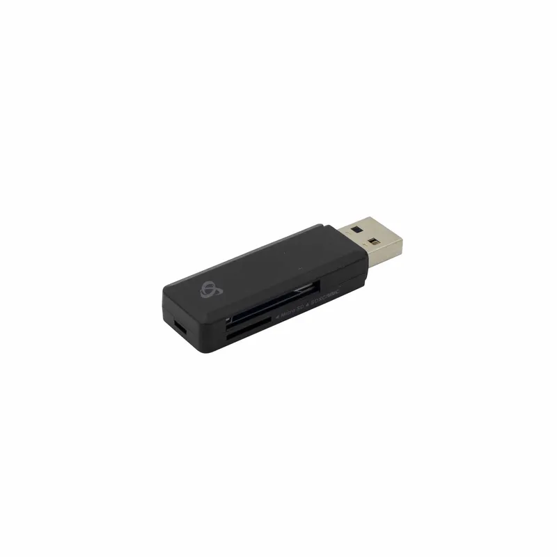 SBOX USB 3.0 Kortinlukija microSD/SD/SDHC/SDXC Musta - 2053834