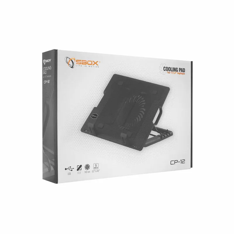 SBOX Notebook Jäähdytysalusta 17.3