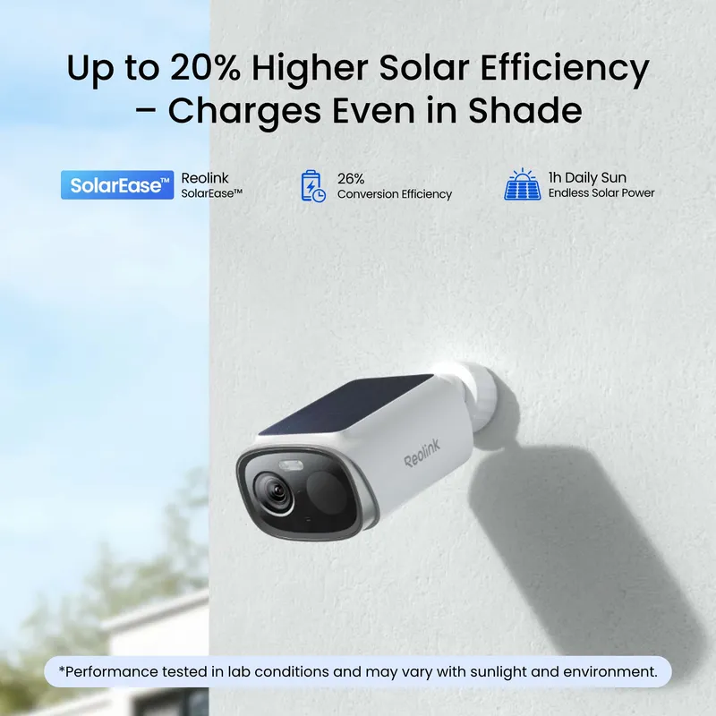 Reolink Argus Solar Wi-Fi akkukamera Valkoinen - 8503701
