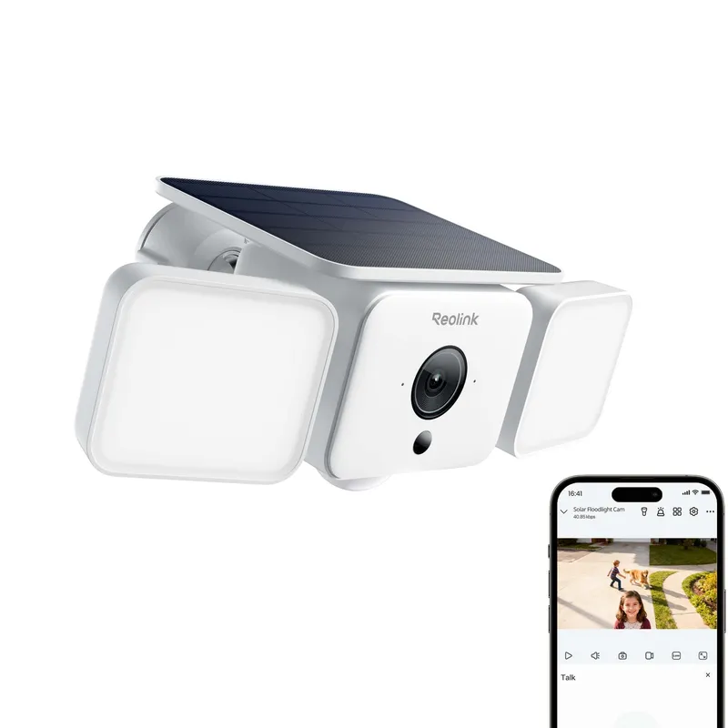 Reolink Solar Floodlight Wi-Fi akkukamera Valkoinen - 8503502