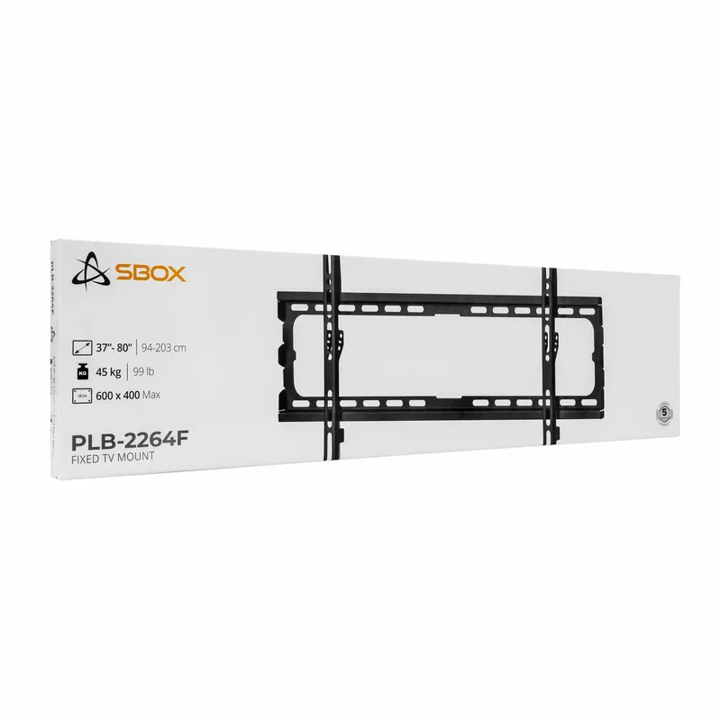 SBOX Slim Kiinteä Kiinnike VESA 600/80