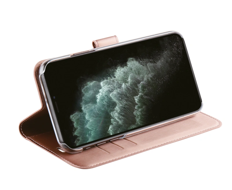 Vivanco Classic Lompakkokot. iPhone 11 Pro Ruusukulta - 2860837