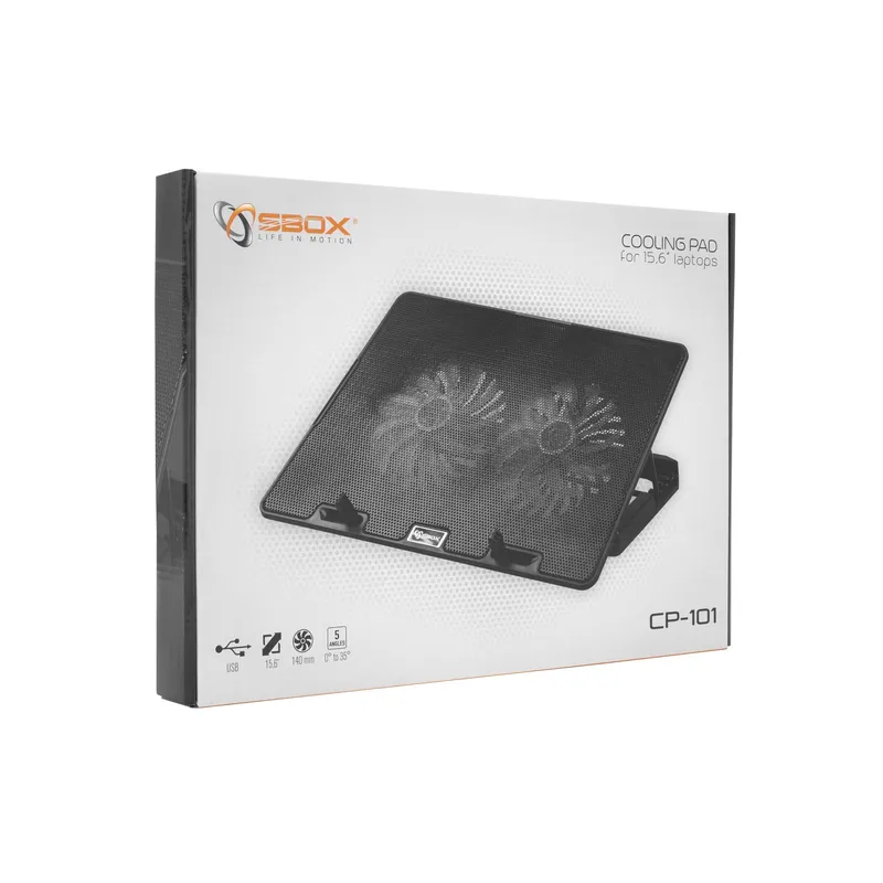 SBOX Notebook Jäähdytysalusta 15.6