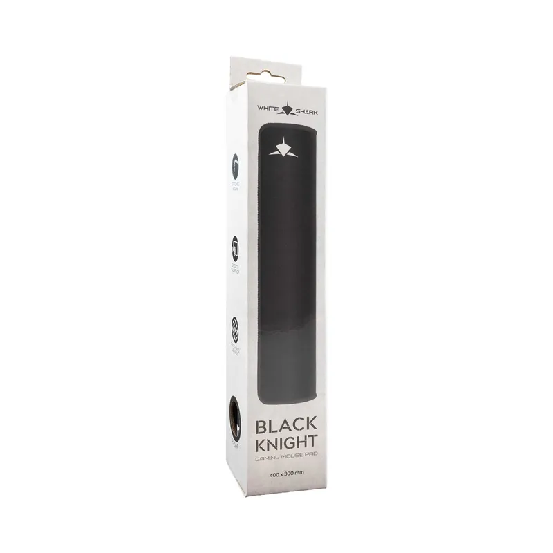 White Shark BLACK KNIGHT Pelihiirimatto 400x300mm Musta - 7326836