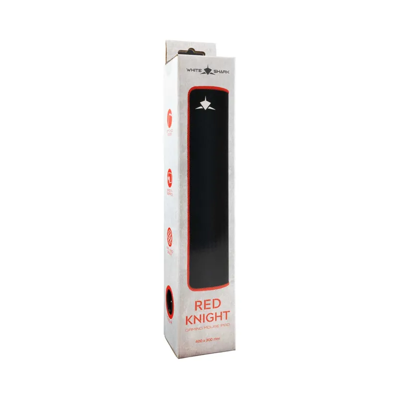 White Shark RED KNIGHT Pelihiirimatto 400x300mm Musta/Punainen - 7326837