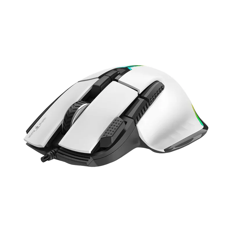 White Shark MARROK Pelihiiret 9D 12.000dpi Valkoinen - 7327117