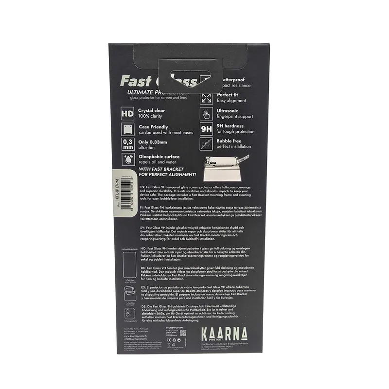 Kaarna 2in1 Full Screen Panssarilasi + linssin suoja Apple iPhone 17 Pro Max - 8257014