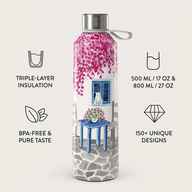 Burga Milos - Vesi-/Termospullo 800ml - 5727715
