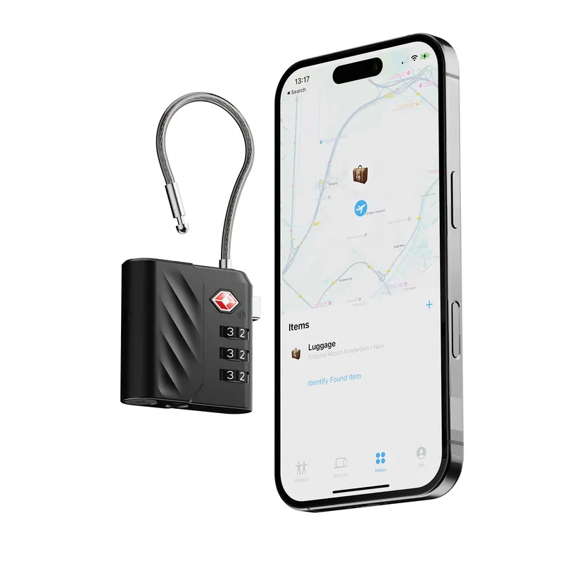 Xtorm TSA LockTag paikannin iOS/Android Musta - 9510300