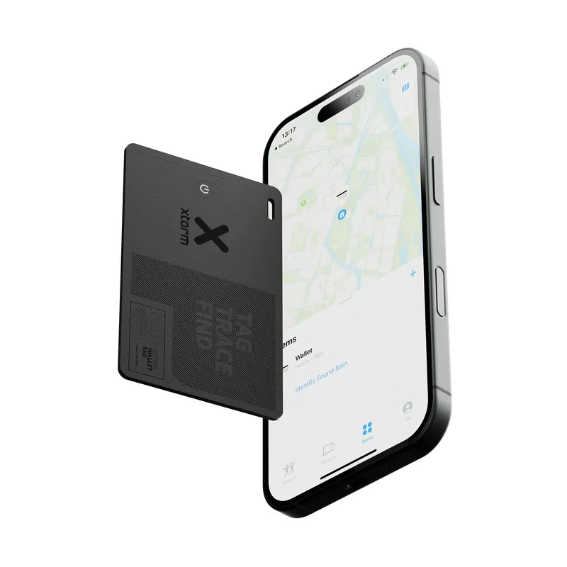Xtorm Wallet Tag paikannin iOS/Android Musta - 9510299