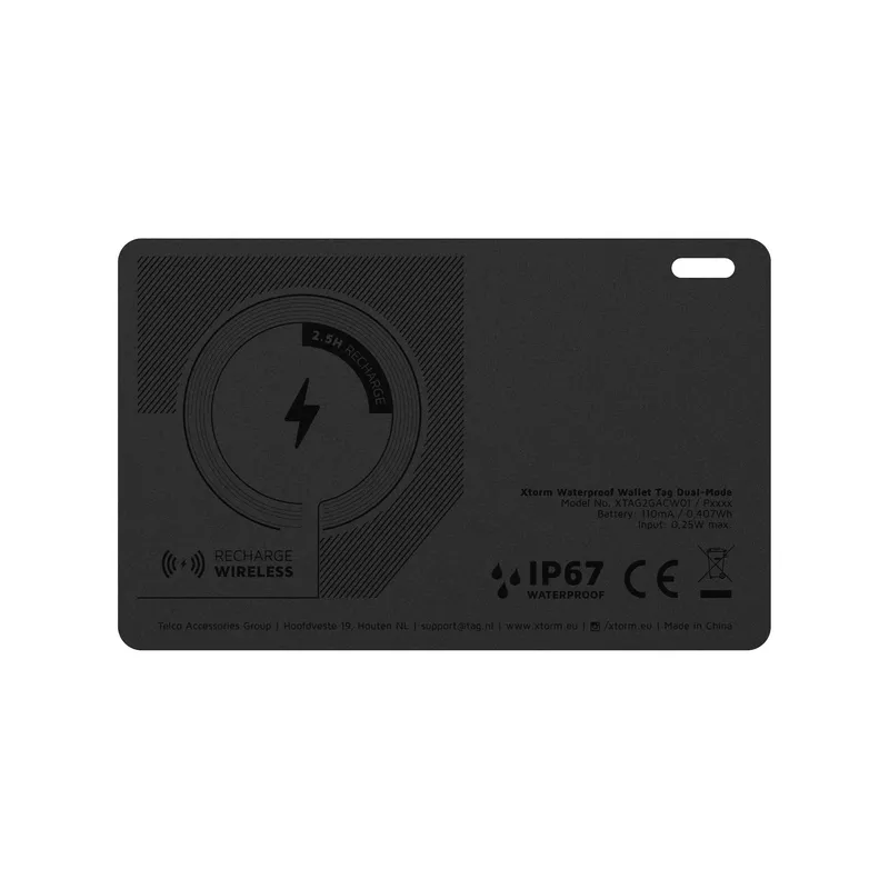 Xtorm Wallet Tag paikannin iOS/Android Musta - 9510299