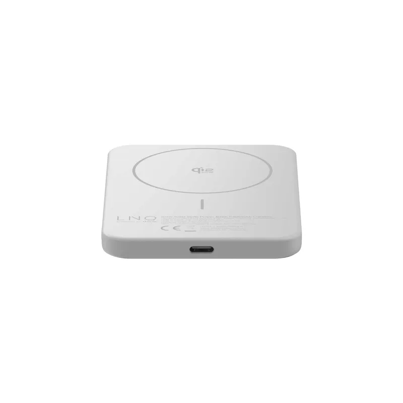 LINQ Magneettinen Langaton QI2.2 Varavirtalähde 25W/5.000mAh Hopea - 7462338