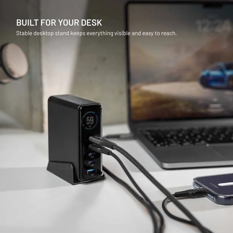 FIXED Supernopea GaN Työpöytälaturi 140W 4xUSB-C/USB-A - 8019458
