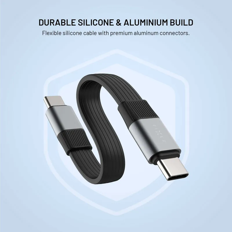 FIXED Clip USB 3.2 Gen2 240W USB-C/C 10Gpbs kaapeli Musta - 8019456