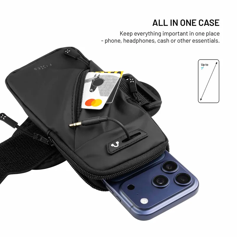 FIXED Urheilukäsivarsilaukku Smartphones-laitteille Jopa 7