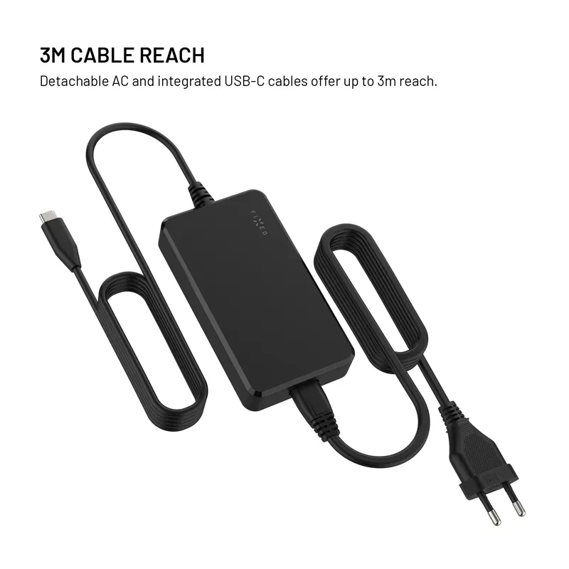 FIXED Supernopea GaN Kannettavan Laturi 100W USB-C 3 m - 8019457