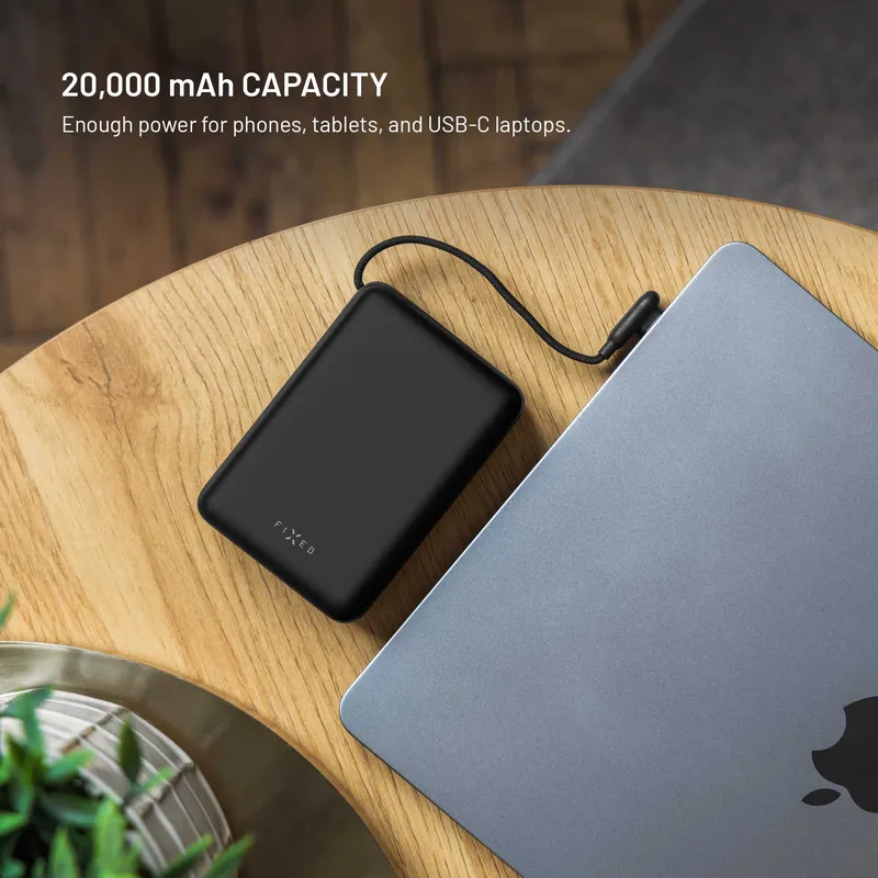 FIXED Zen20 Loop USB-C PD 40W 20.000mAh Varavirtalähde Musta - 8019280