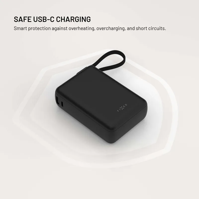 FIXED Zen20 Loop USB-C PD 40W 20.000mAh Varavirtalähde Musta - 8019280