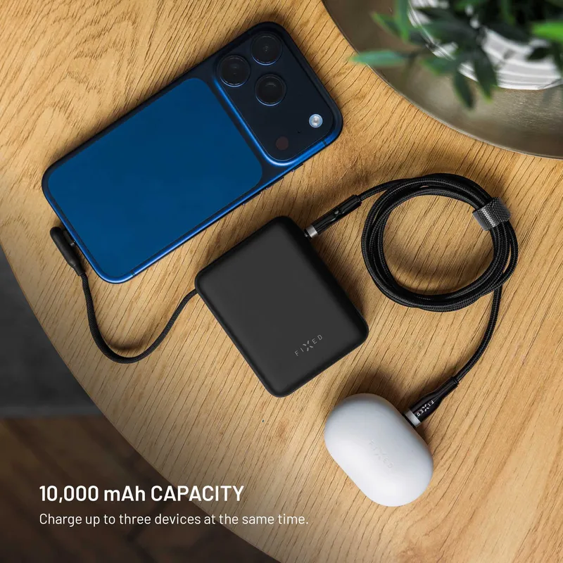 FIXED Zen20 Loop USB-C PD 10W 10.000mAh Varavirtalähde Musta - 8019279