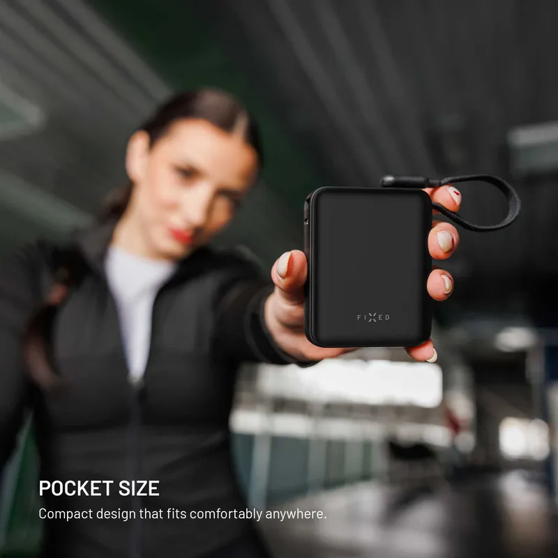 FIXED Zen20 Loop USB-C PD 10W 10.000mAh Varavirtalähde Musta - 8019279