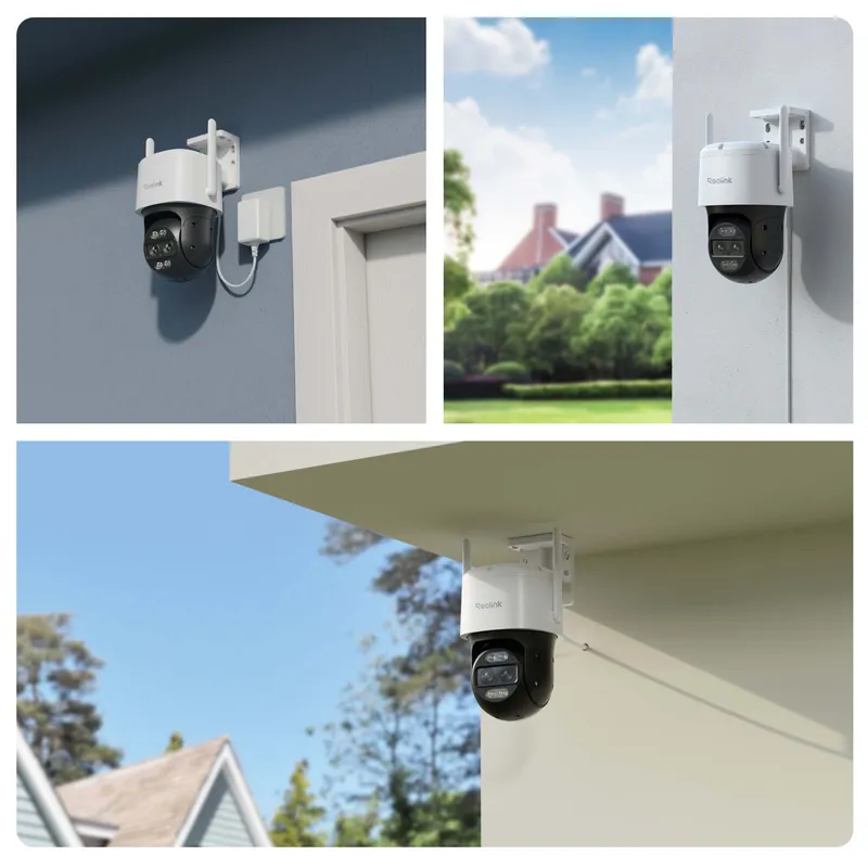 Reolink TrackMix WiFi W760 4K ulkokamera 2.4/5Ghz Valkoinen - 5398218