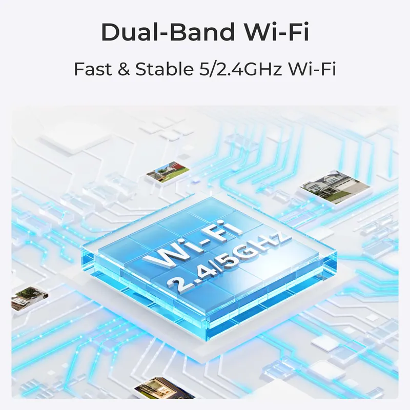 Reolink Argus Eco Ultra Wi-Fi akkukamera Valkoinen - 5398890