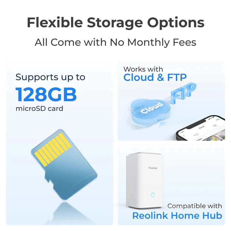 Reolink Argus Eco Ultra Wi-Fi akkukamera Valkoinen - 5398890