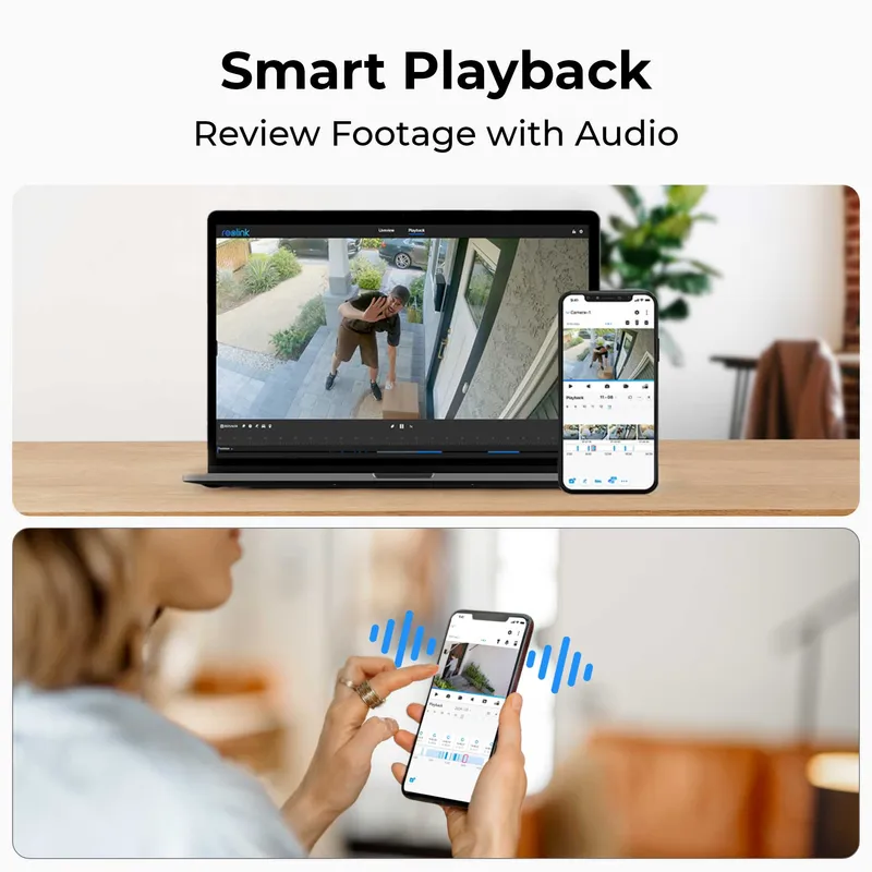 Reolink RLC-510WA (W320-B) WiFi Smart Detection kamera Musta - 5398434
