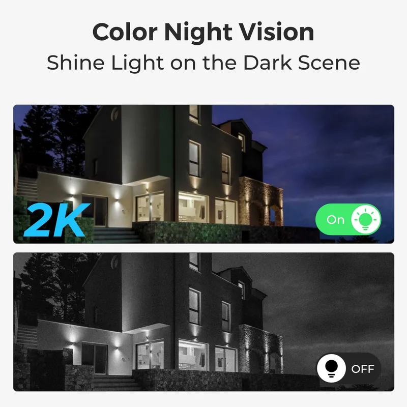 Reolink Lumus (E430) Wi-Fi Color Night Vision kamera Musta - 3022887