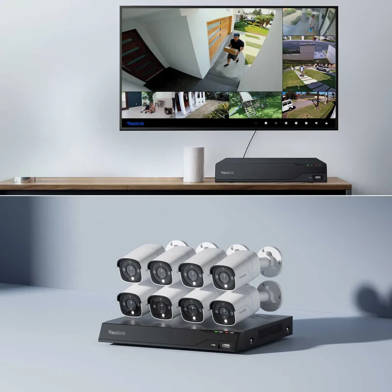 Reolink NVS16-8MB8 PoE P330 kamerajärjestelmä Valkoinen - 5398334