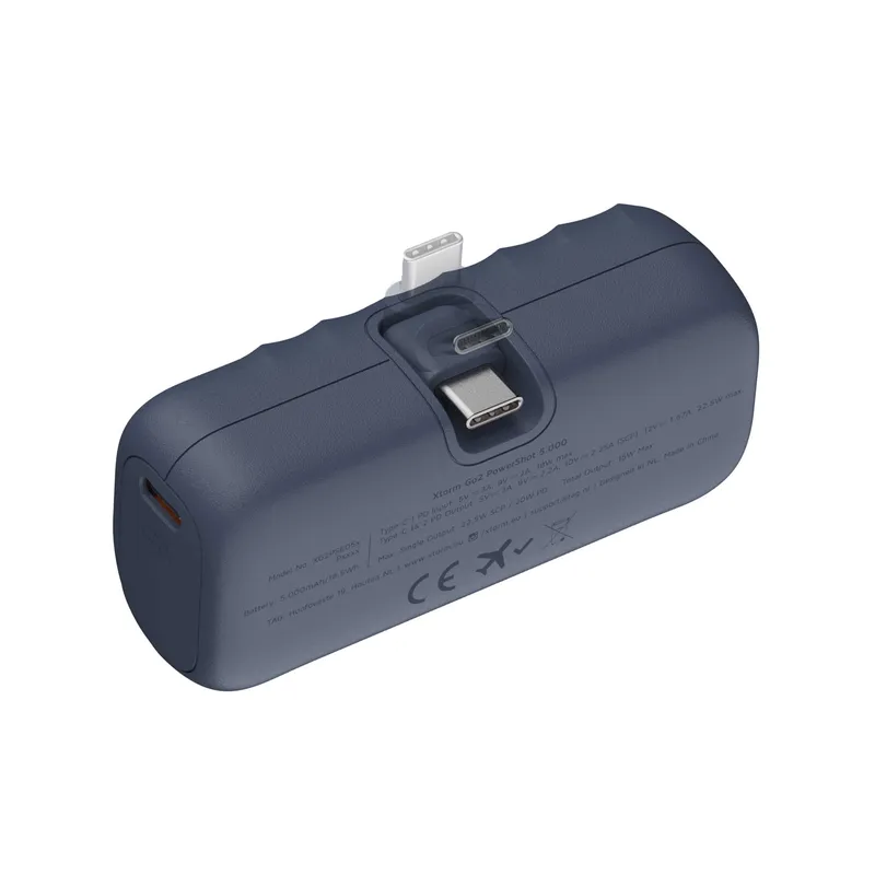 Xtorm Power Bank USB-C PD 20W 5.000mAh/2xUSB-C Sininen - 9510324