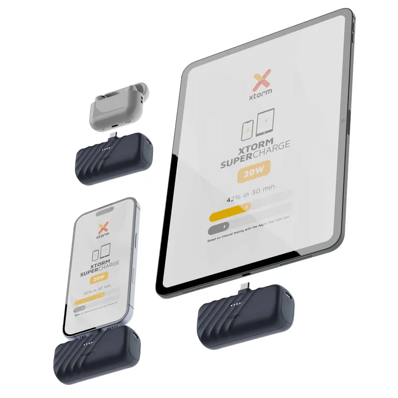 Xtorm Power Bank USB-C PD 20W 5.000mAh/2xUSB-C Sininen - 9510324