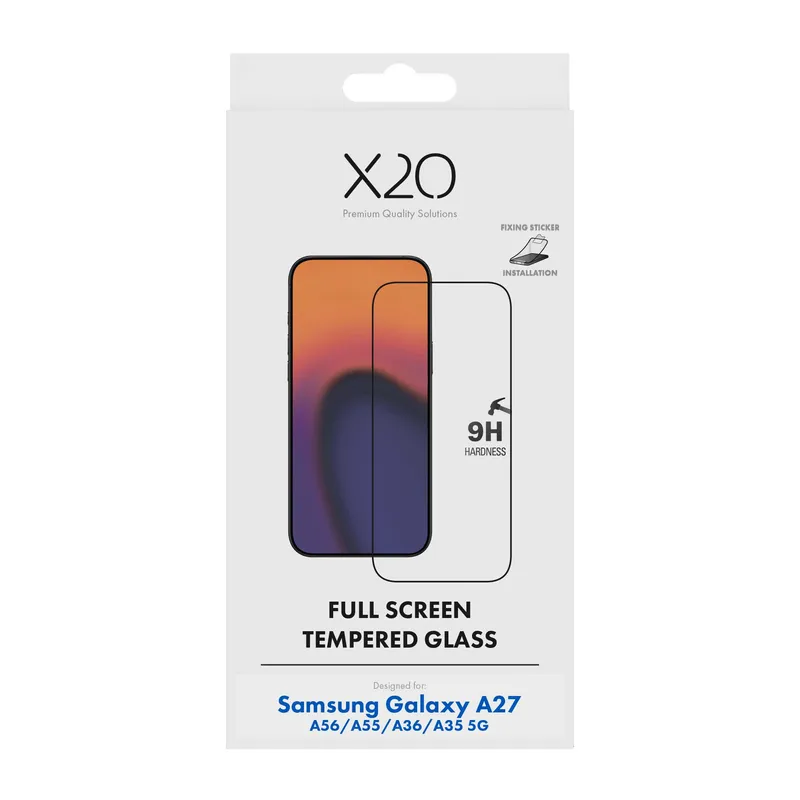 X2O Full Screen Panssarilasi Samsung Galaxy A27/A56/A55/A36/A35 5G - 3410360