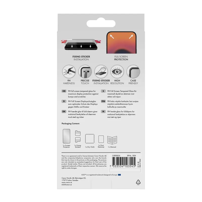 X2O Full Screen Panssarilasi Samsung Galaxy S26 - 3410354