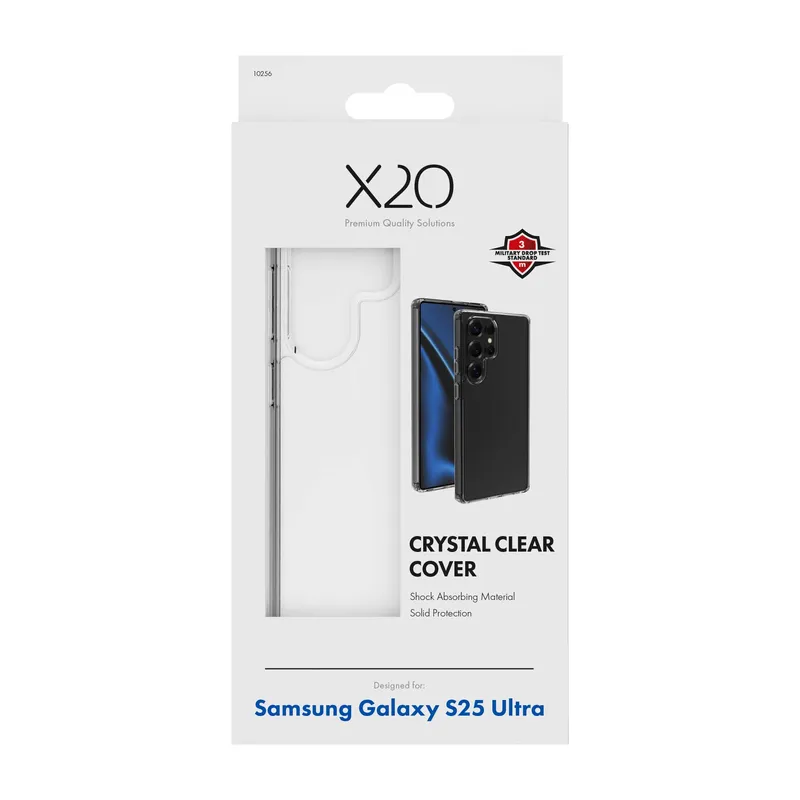 X2O Crystal Clear Suojakuori Samsung Galaxy S25 Ultra Kirkas - 3410256