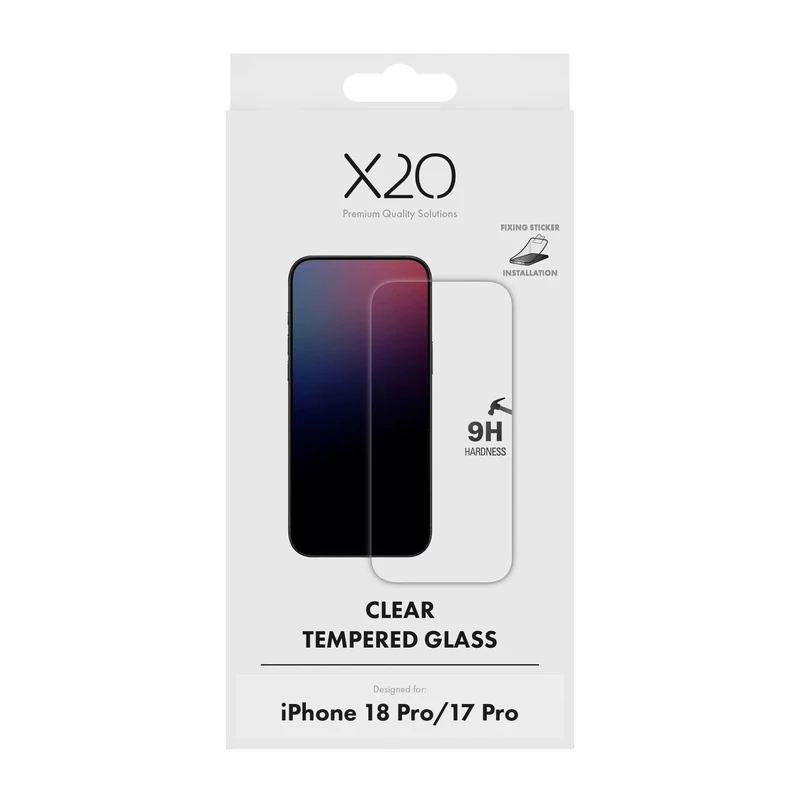 X2O Panssarilasi Apple iPhone 18 Pro/17 Pro/16 Pro - 3410009