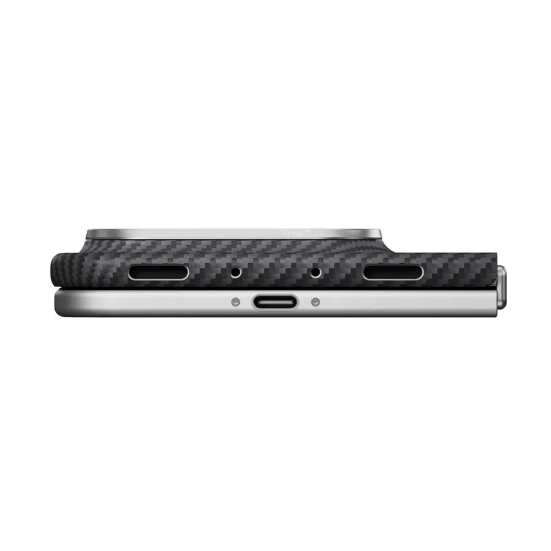 Pitaka Edge MagSafe Takapuoli Kotelo Apple iPhone Duo Musta/Harmaa - 5436937