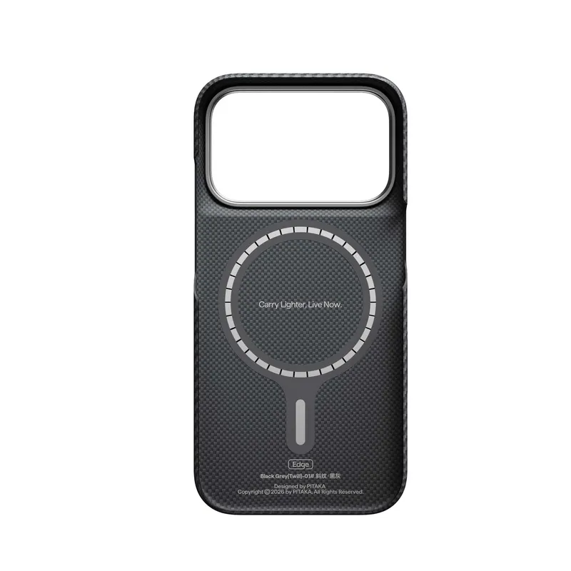 Pitaka Edge MagSafe Kotelo Apple iPhone 18 Pro/17 Pro Black/Grey - 5436899