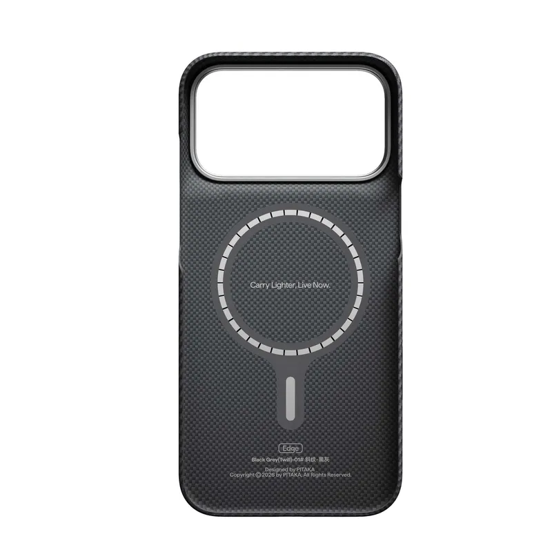 Pitaka Edge MagSafe Kotelo Apple iPhone 18 Pro Max/17 Pro Max Black/Grey - 5436905