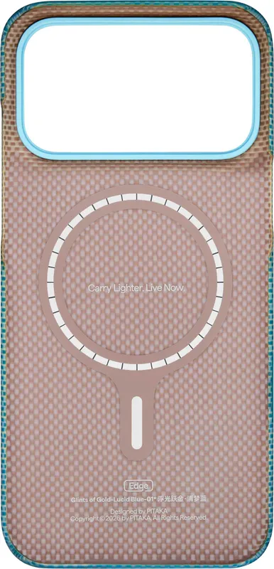 Pitaka Edge MagSafe Kotelo Apple iPhone 18 Pro Max/17 Pro Max Lucid Blue - 5437103