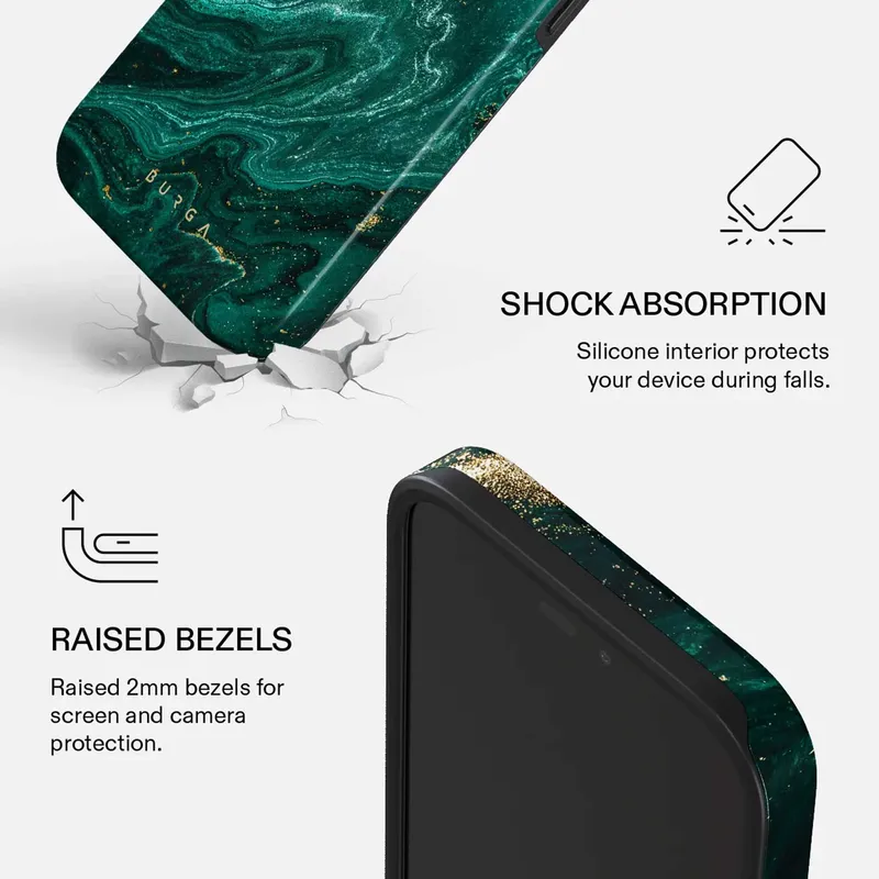 Burga Emerald Pool - Apple iPhone 18 Pro Tough MagSafe Suojakuori - 5738308