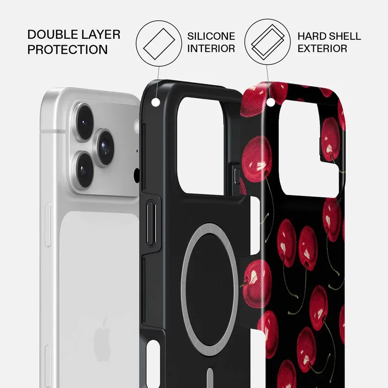 Burga Cherrybomb - Apple iPhone 18 Pro Tough MagSafe Suojakuori - 5739752