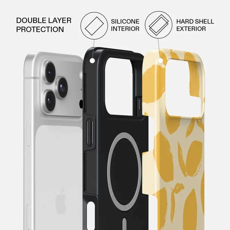 Burga Lemon Tart - Apple iPhone 18 Pro Tough MagSafe Suojakuori - 5741092