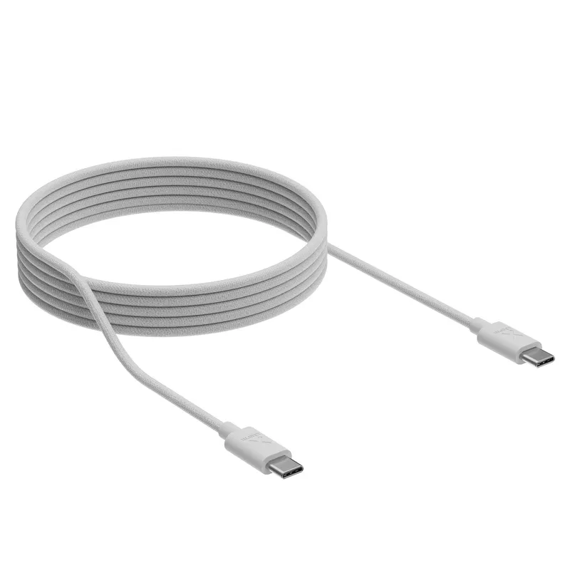 Xtorm Go2 GRS USB-C/C PD kaapeli 100W 1m Valkoinen - 9510020