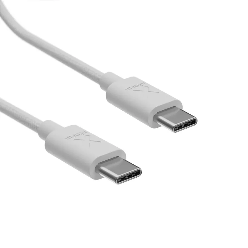 Xtorm Go2 GRS USB-C/C PD kaapeli 100W 1m Valkoinen - 9510020