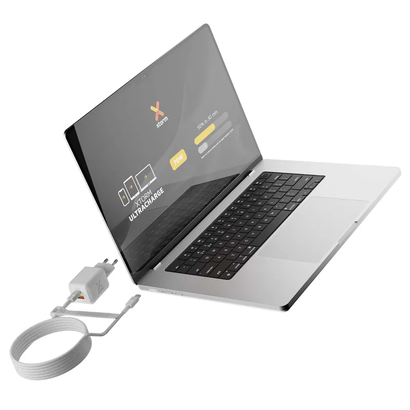 Xtorm 70W GaN3 NextGen Kotilaturi USB-C/C/A Valkoinen - 9510374