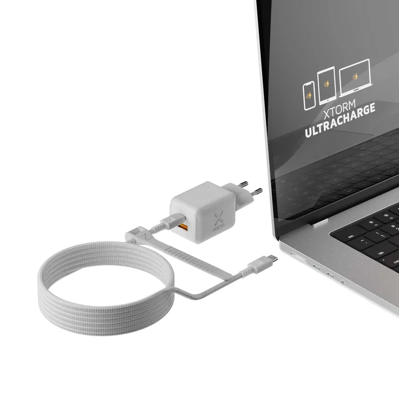 Xtorm 70W GaN3 NextGen Kotilaturi USB-C/C/A Valkoinen - 9510374