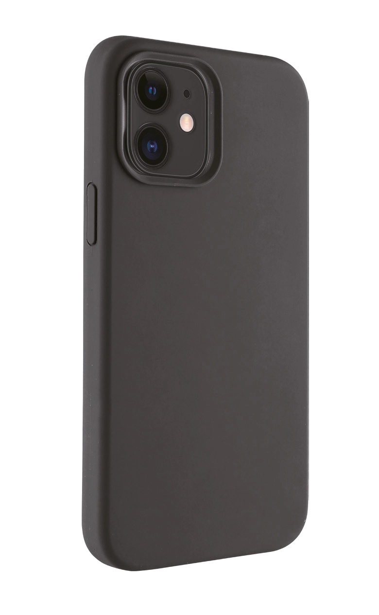 Vivanco Hype Silikonikuori iPhone 12 / 12 Pro Musta - 2862132